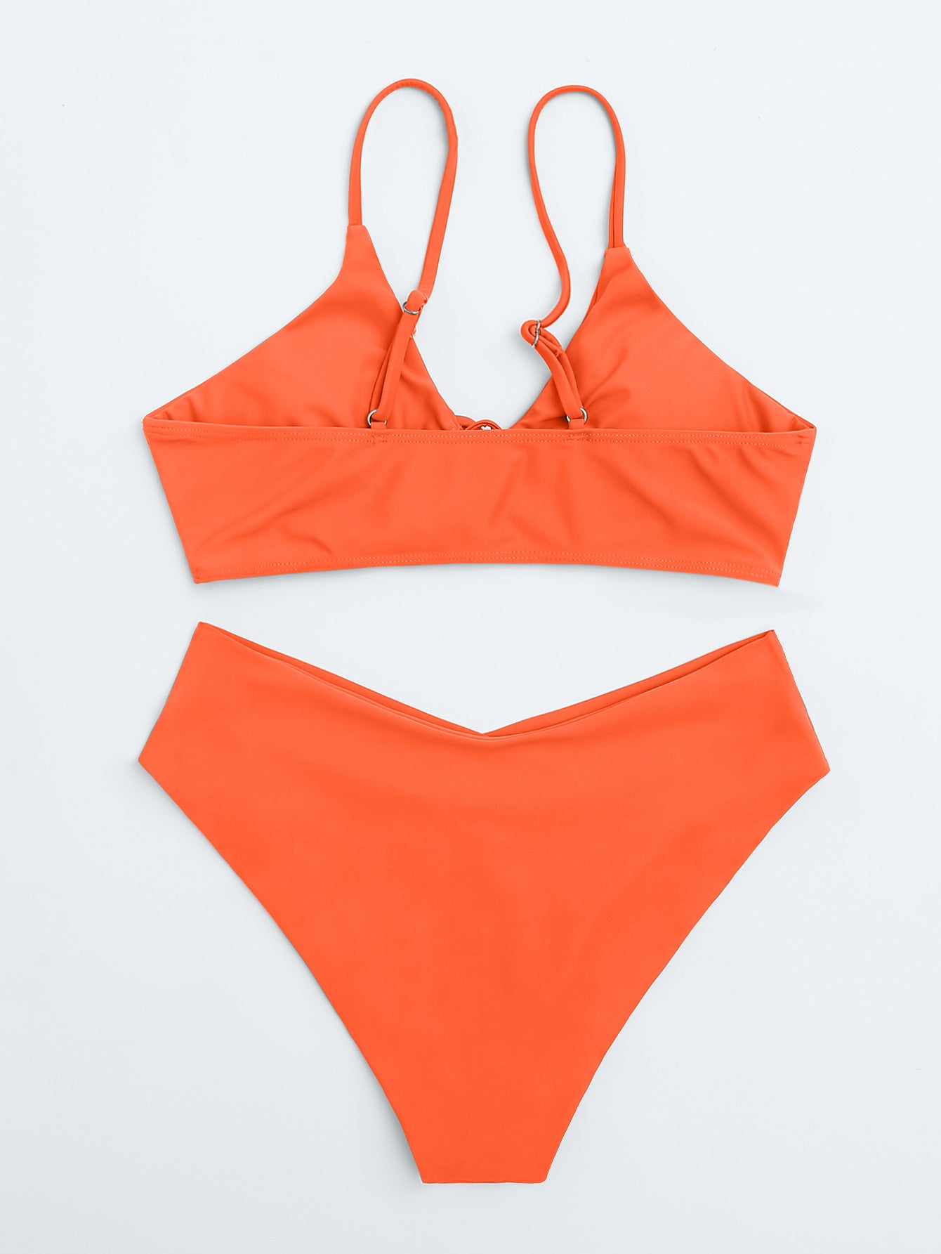 ROVIKNA 2025 Trendy Styles - Women's Multicolor Ruched Front Bikini Set