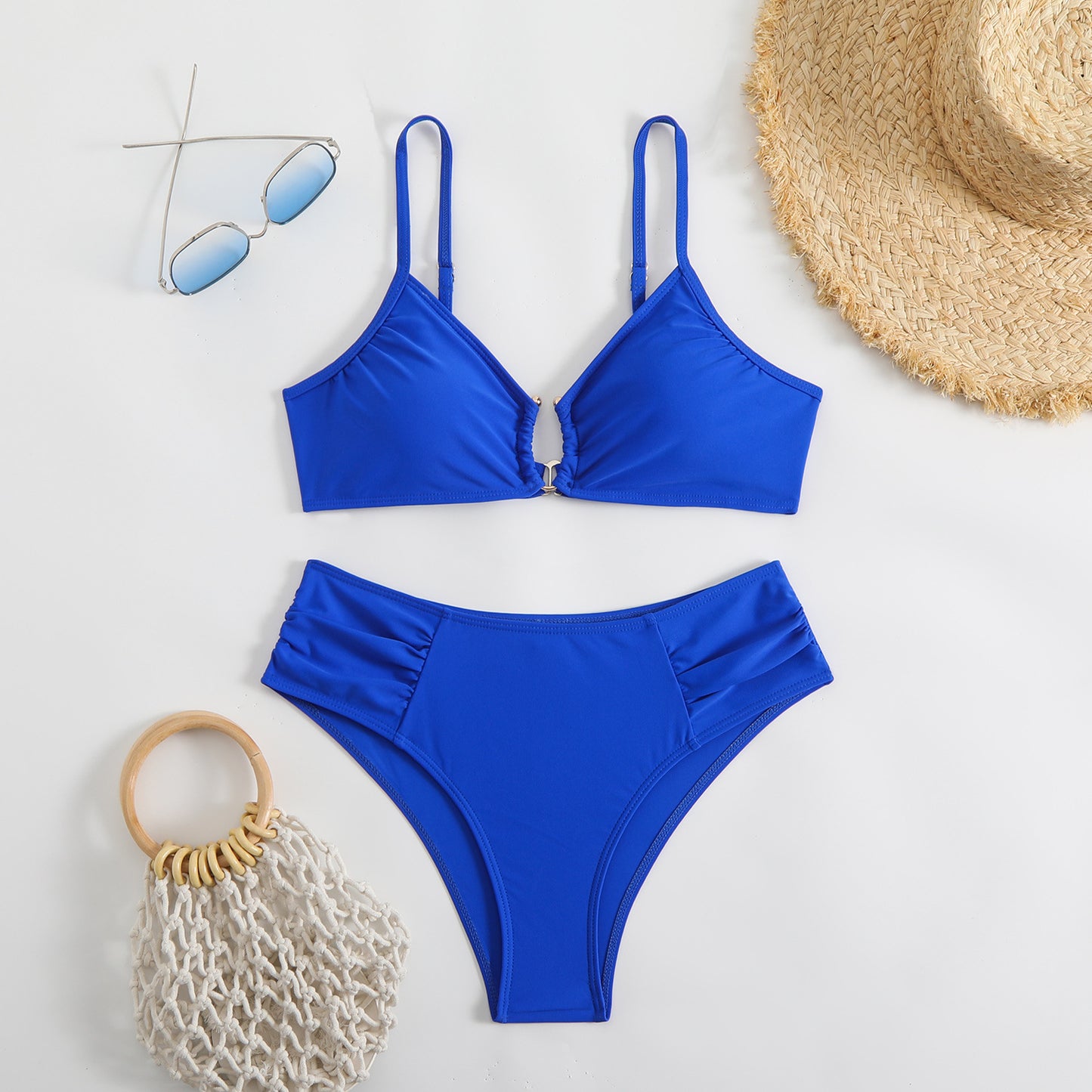 Solid color bikini