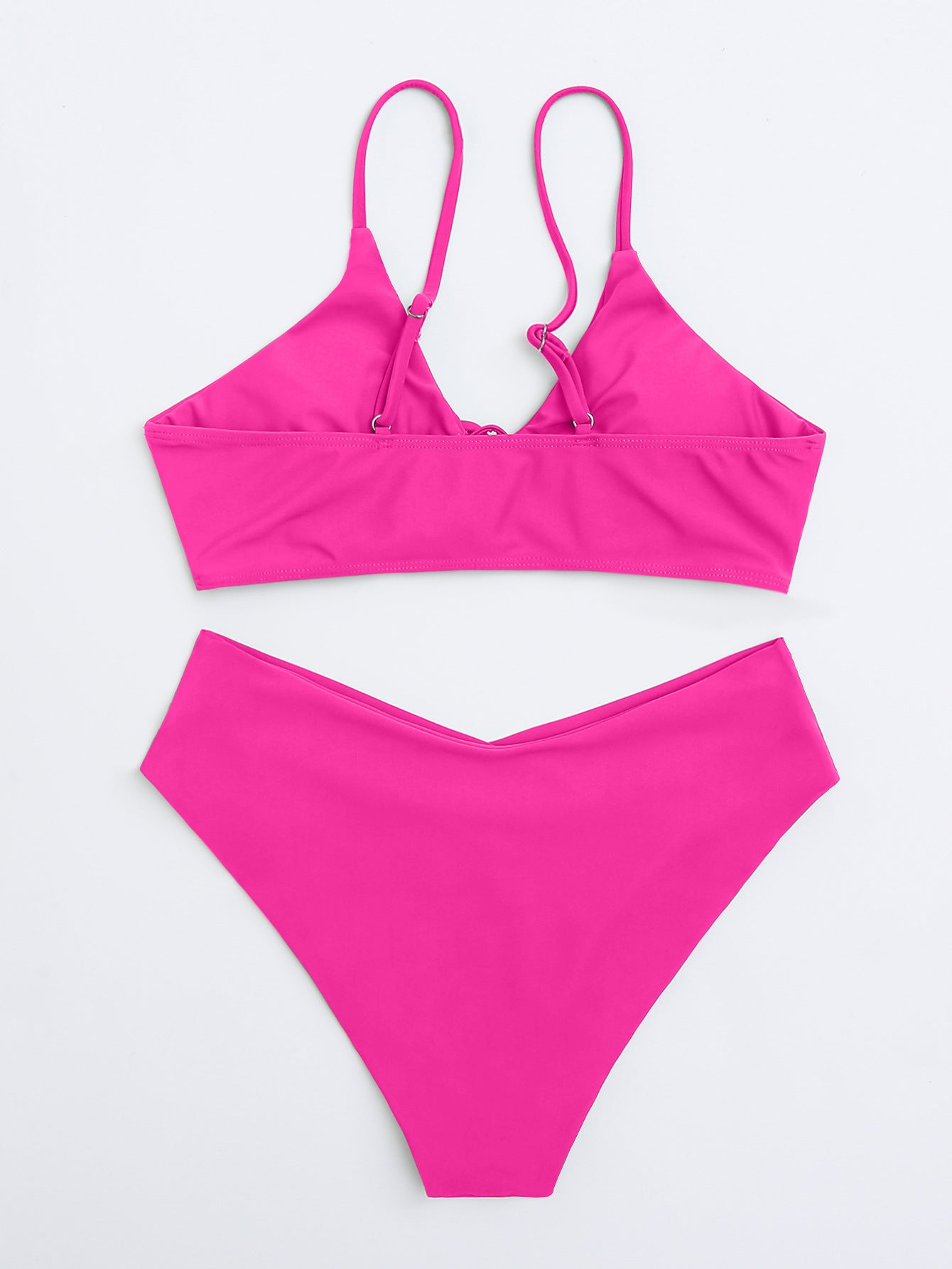 ROVIKNA 2025 Trendy Styles - Women's Multicolor Ruched Front Bikini Set