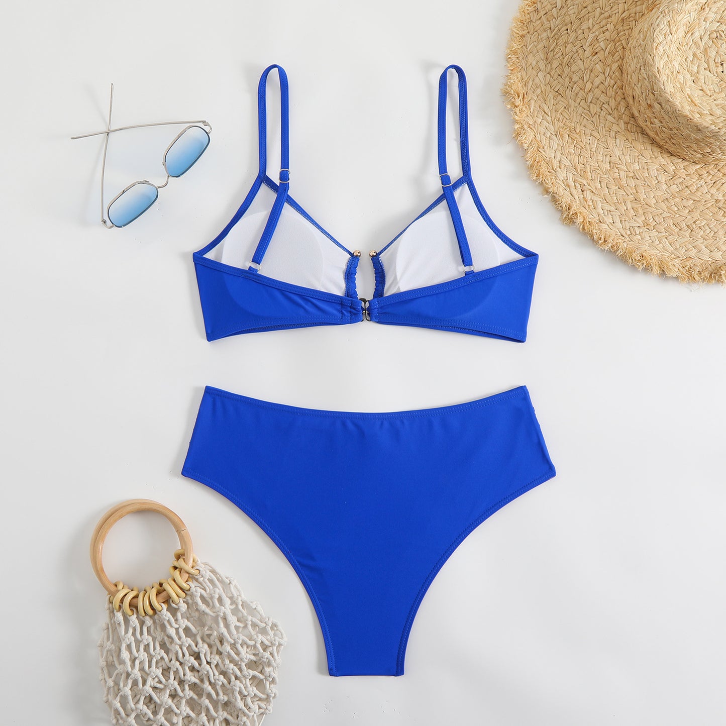 Solid color bikini