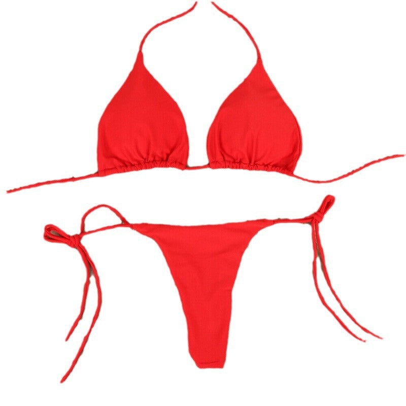 ROVIKNA Women's Adjustable Strap Bikini Set - 2025 Trendy Colors