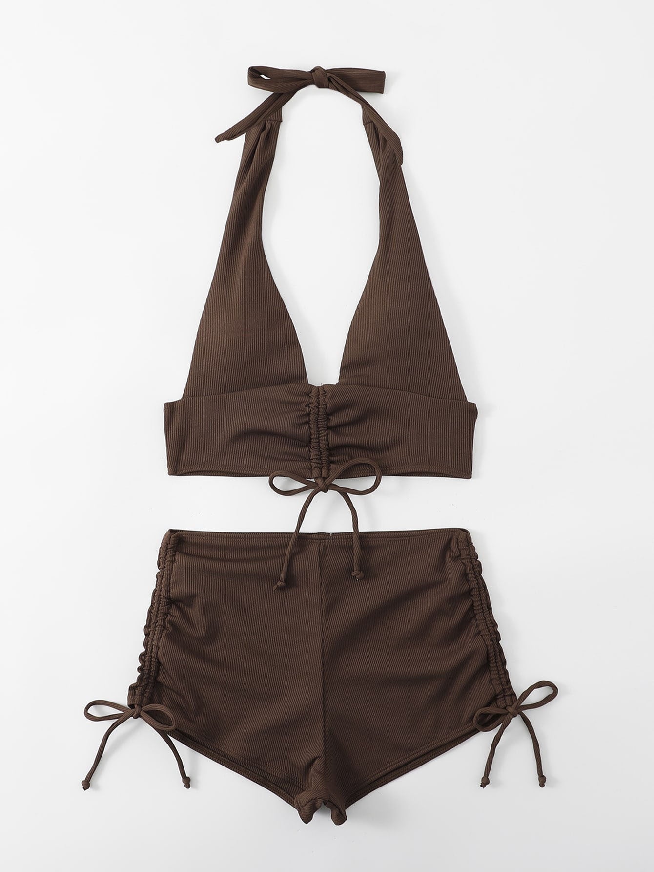 ROVIKNA 2025 new fashion bikini, split swimsuit pit strip swimsuit women's bikini