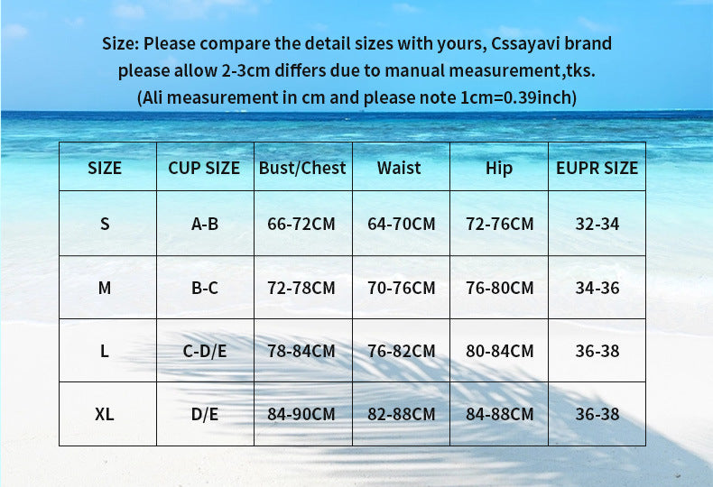 ROVIKNA 2025 new bikini sexy metal shell high waist lace-up swimsuit women's swimsuit