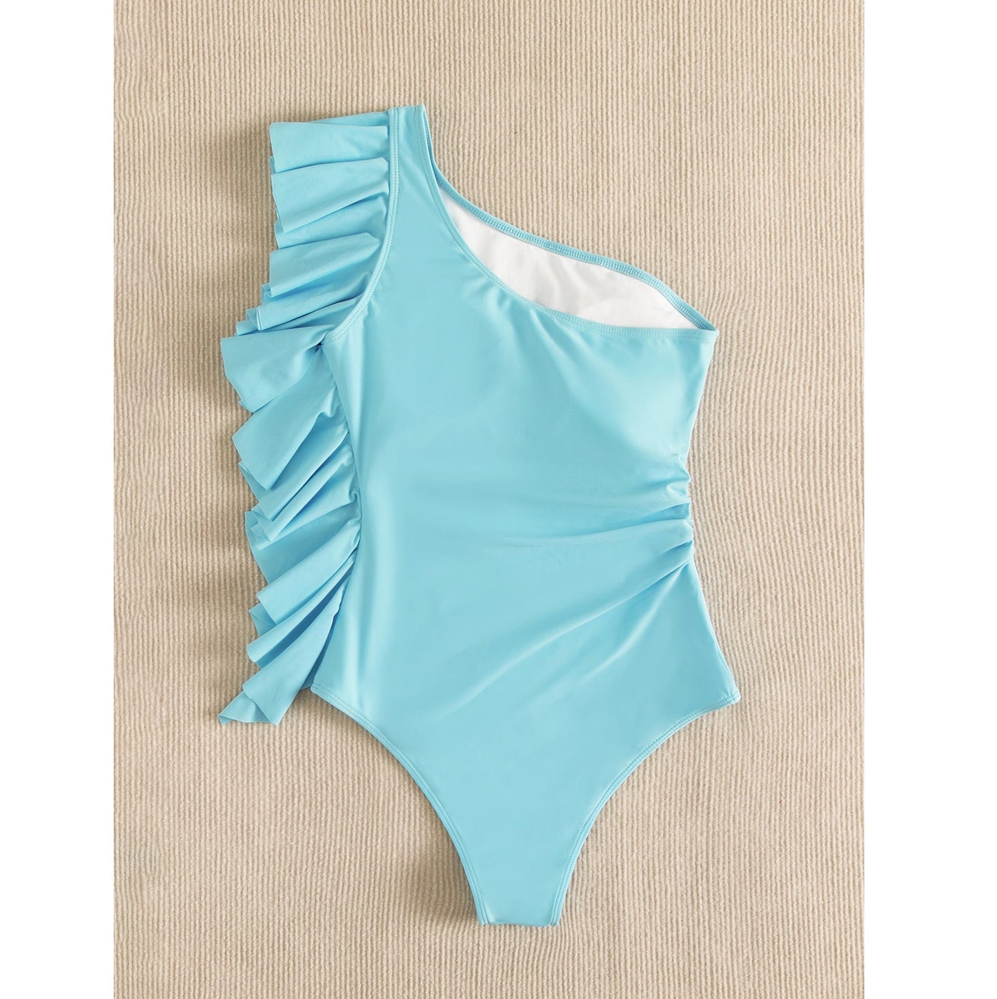 ROVIKNA 2025 bikini sexy one-piece swimsuit women's swimsuit ruffle edge