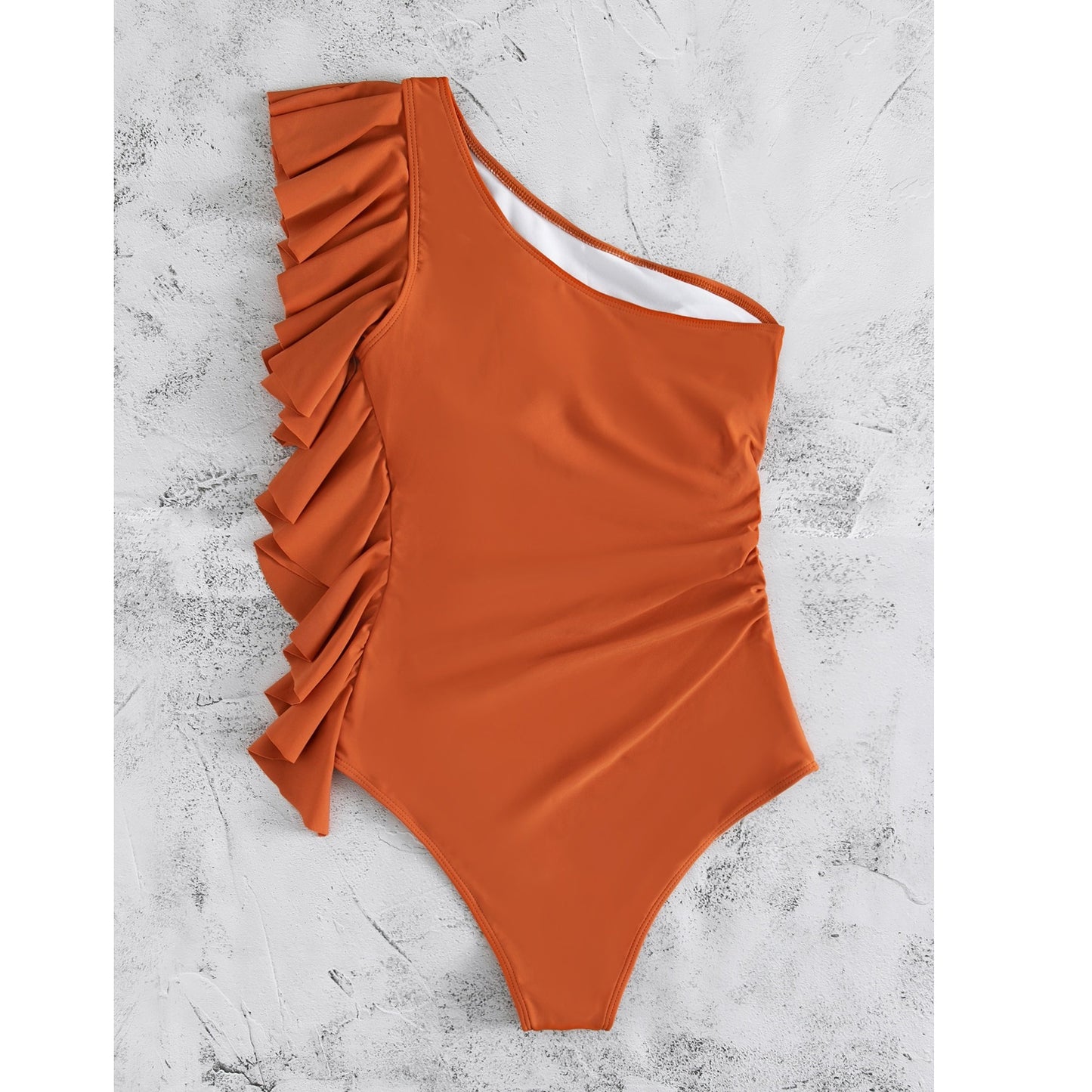 ROVIKNA 2025 bikini sexy one-piece swimsuit women's swimsuit ruffle edge
