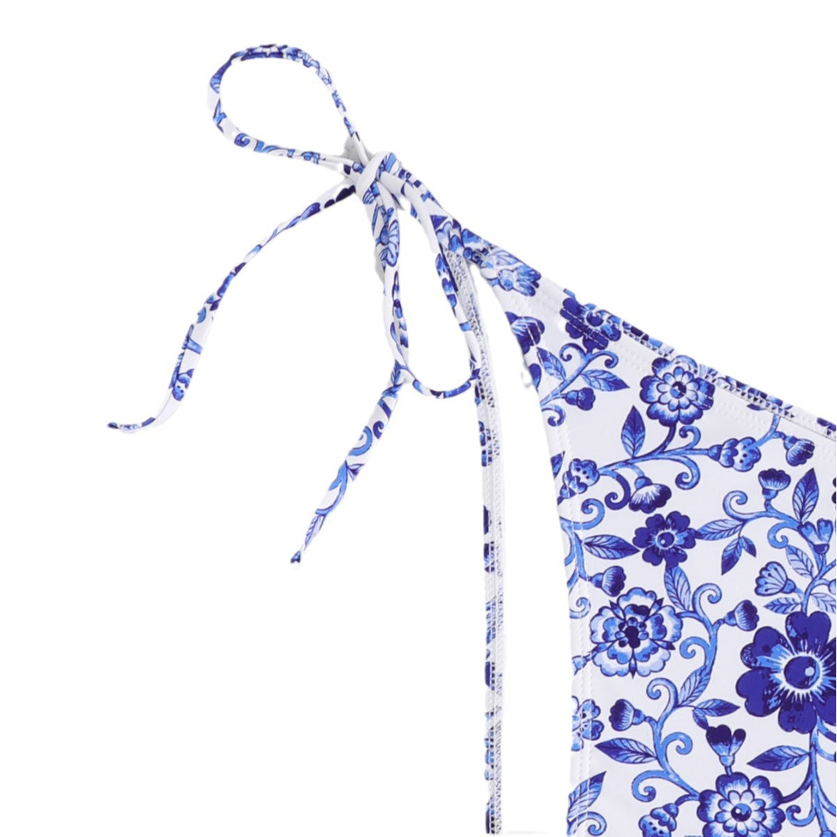 Rovikna Plus Size Floral Print Bikini Set - Adjustable Halter Top & Bottoms