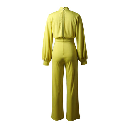 ROVIKNA 2025 new wide leg jumpsuit for women