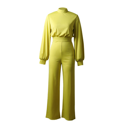 ROVIKNA 2025 new wide leg jumpsuit for women