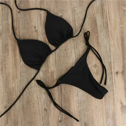 ROVIKNA Women's Adjustable Strap Bikini Set - 2025 Trendy Colors